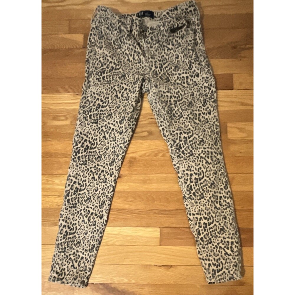 GAP Denim Universal Legging Leopard Print Denim Jeggings - Women’s 8/29R
